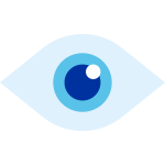icon of blue eye